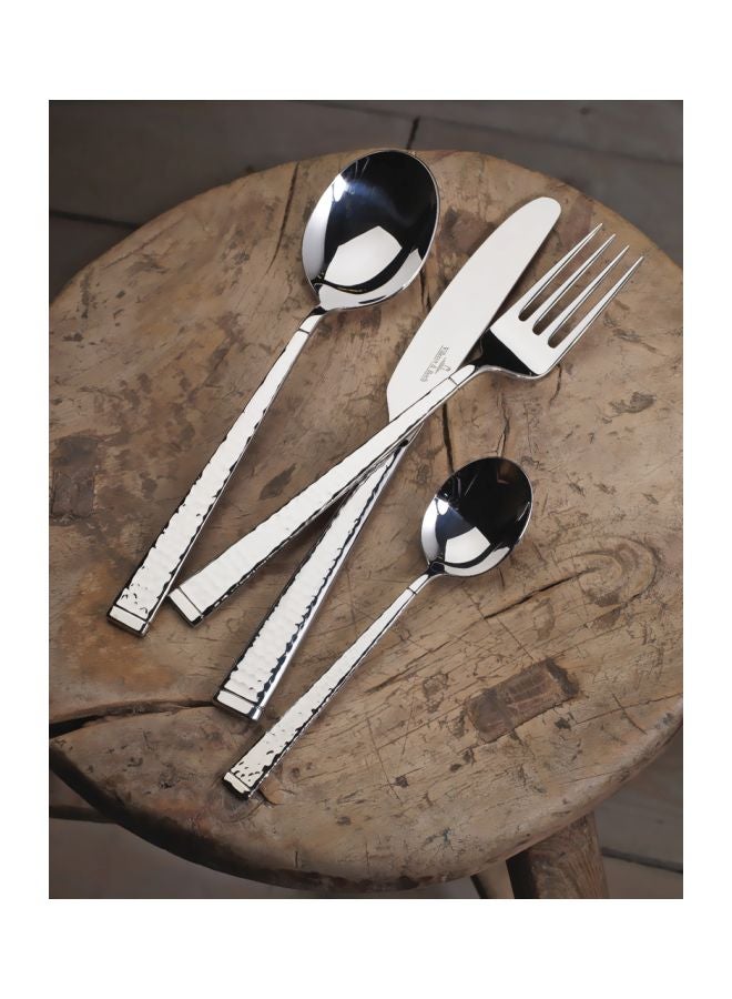 30-Piece Blacksmith Cutlery Set Silver