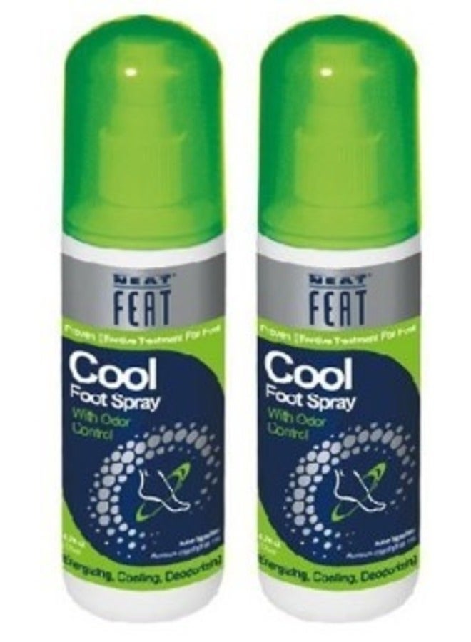 2 Pieces Cool Foot Spray 125