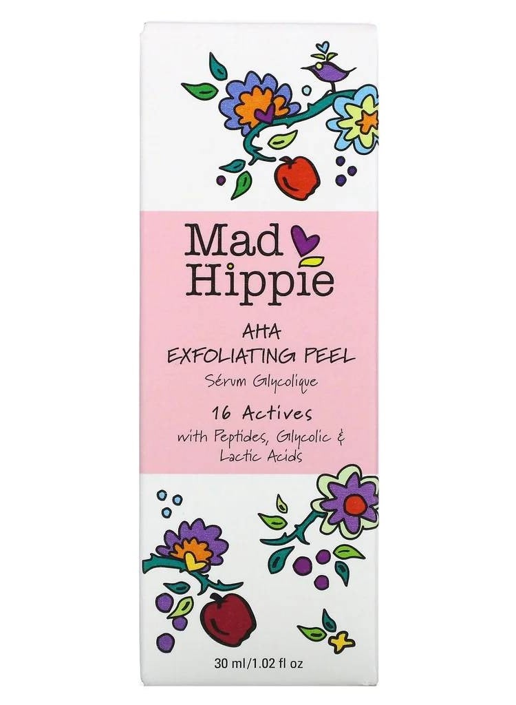 MAD HIPPIE AHA EXFOLIATING PEEL FACE OILS & SERUMS 30ML