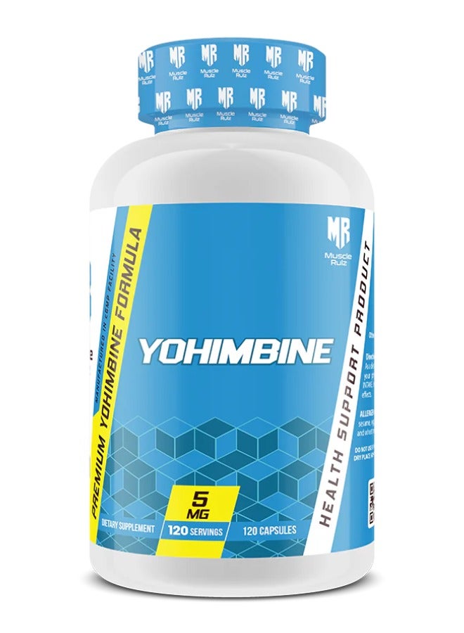 Yohimbine 5MG 120 Capsules