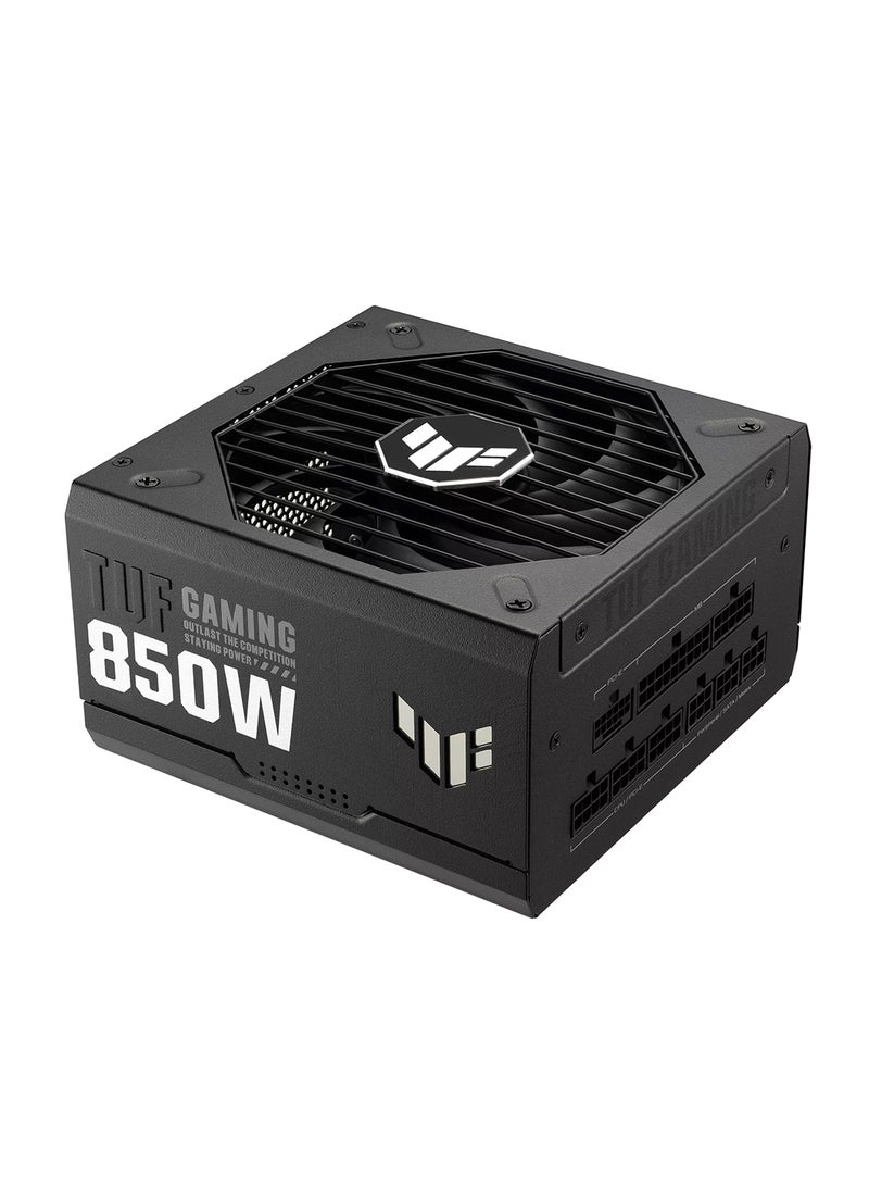 TUF Gaming 850W ATX Power Supply Unit, 80 Plus Gold Certification, Fully Modular, 135mm Fan, Dual Ball Fan Bearings, Axial-tech Fan Design, Military-grade | 90YE00S2-B0NA00 Black