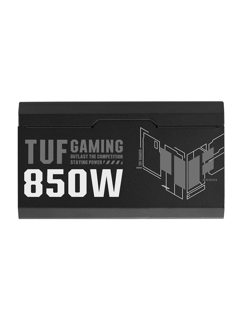 TUF Gaming 850W ATX Power Supply Unit, 80 Plus Gold Certification, Fully Modular, 135mm Fan, Dual Ball Fan Bearings, Axial-tech Fan Design, Military-grade | 90YE00S2-B0NA00 Black