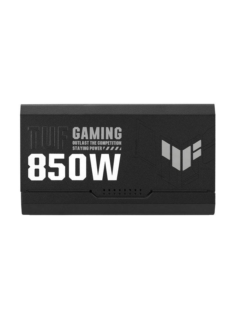 TUF Gaming 850W ATX Power Supply Unit, 80 Plus Gold Certification, Fully Modular, 135mm Fan, Dual Ball Fan Bearings, Axial-tech Fan Design, Military-grade | 90YE00S2-B0NA00 Black