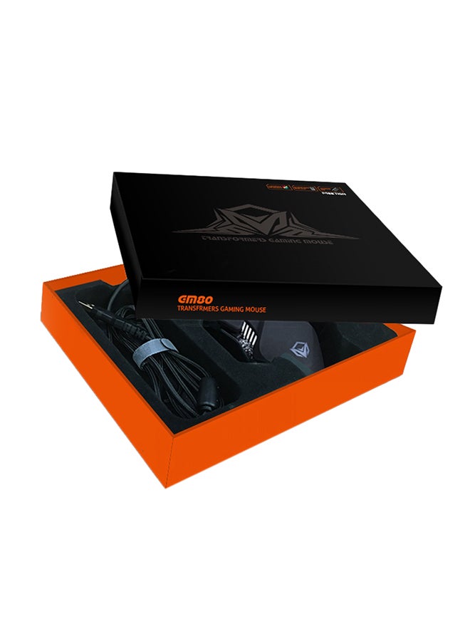 GM80 Gaming Mouse Black/Red