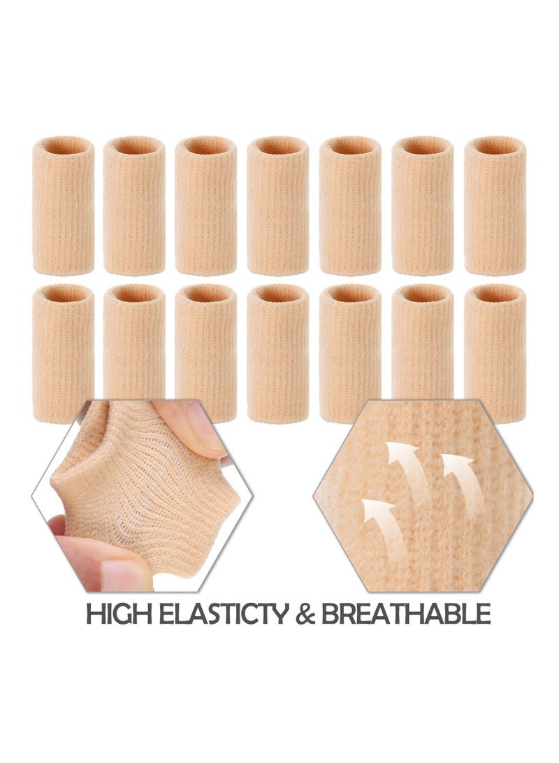 Sleeves 10PCS Thumb Splint Brace for Triggger Finger Support Breathable Elastic Finger Tape Compression Pression Protector for Reliving Pain Compression Aid for Sports Beige