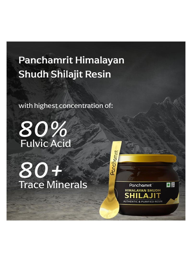 Himalayan Shudh Shilajit Resin- 20g