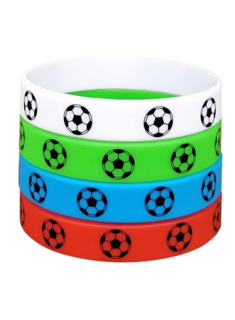 Soccer Party Favors Set 72 Pack Soccer Theme Party Supplies Soccer Toy Soccer Bracelets Keychains Tattoo Stickers Gold Plastic Prize Medals and Whistle Pens Soccer Goodie Bags