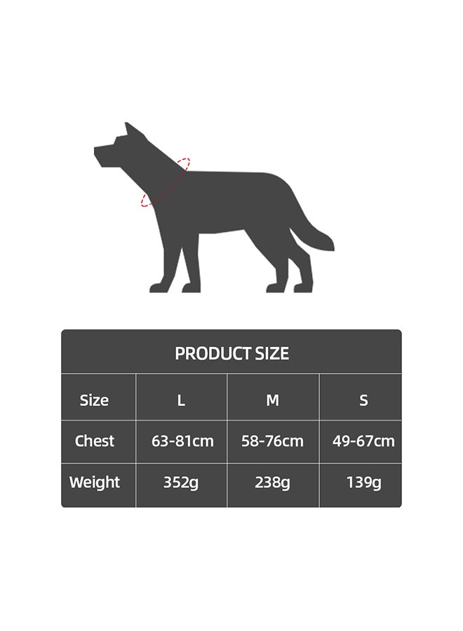 Adjustable Service Dog Harness Vest Red/Black M