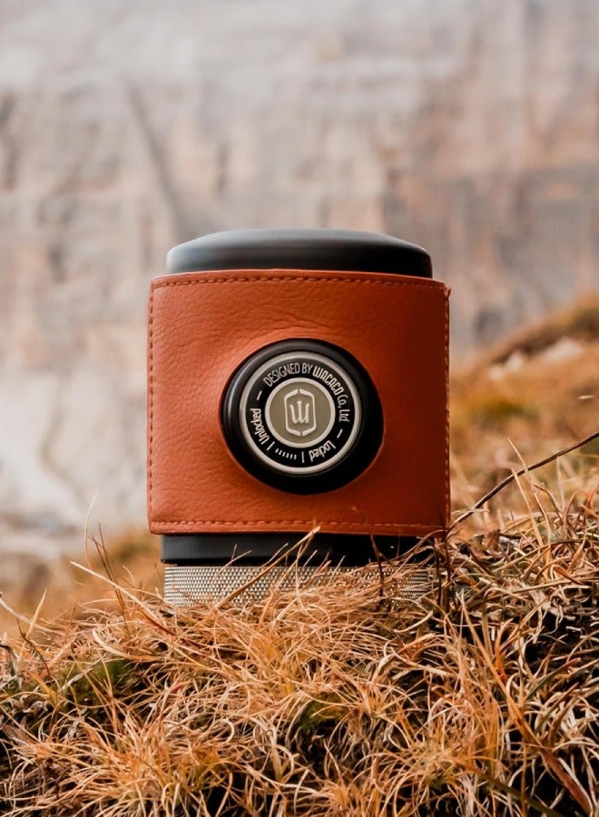Picopresso Protective Sleeve - Accessory for Picopresso, Made from PU Leather, 2 Protective Sleeves, Black and Brown