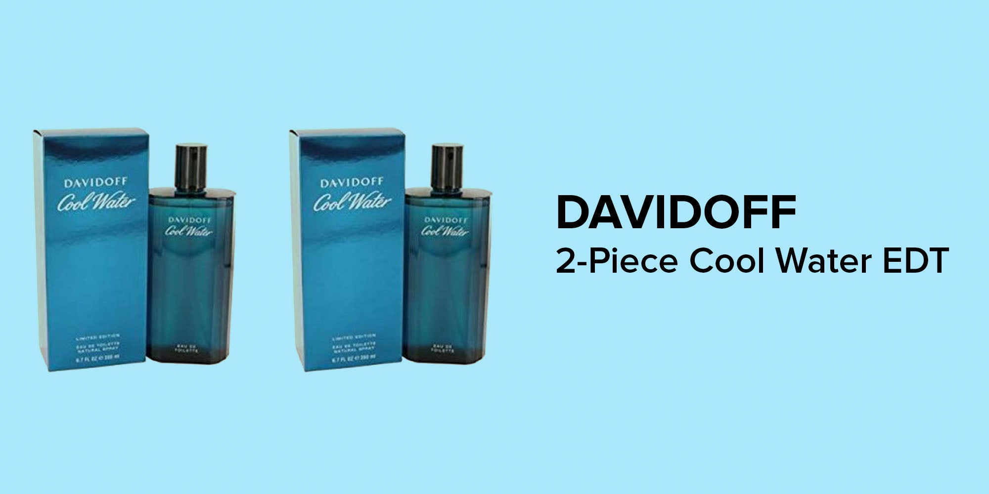 2-Piece Cool Water EDT Set 2x200ml