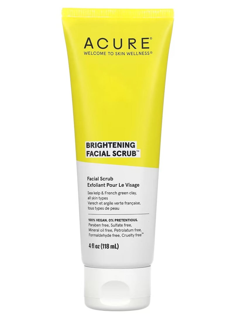 Acure Brightening Facial Scrub 118ml