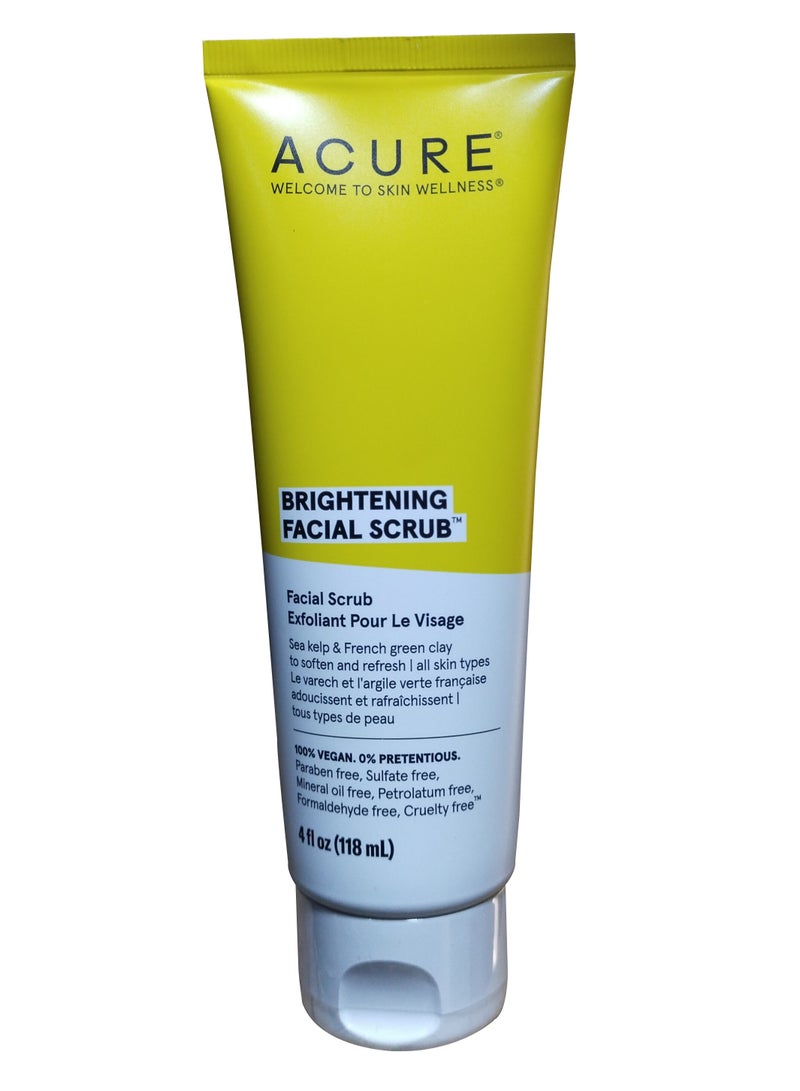 Acure Brightening Facial Scrub 118ml