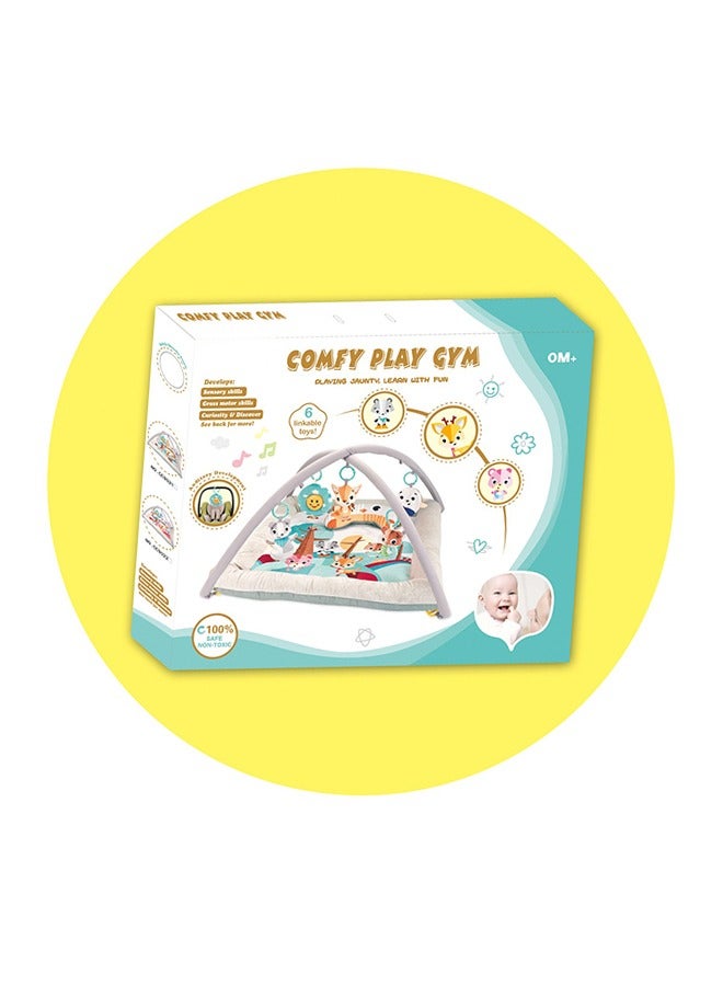 Baby Activity Play Mat Gym With Hanging Toys