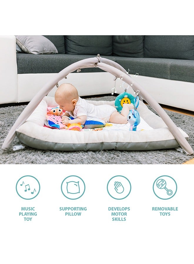 Baby Activity Play Mat Gym With Hanging Toys