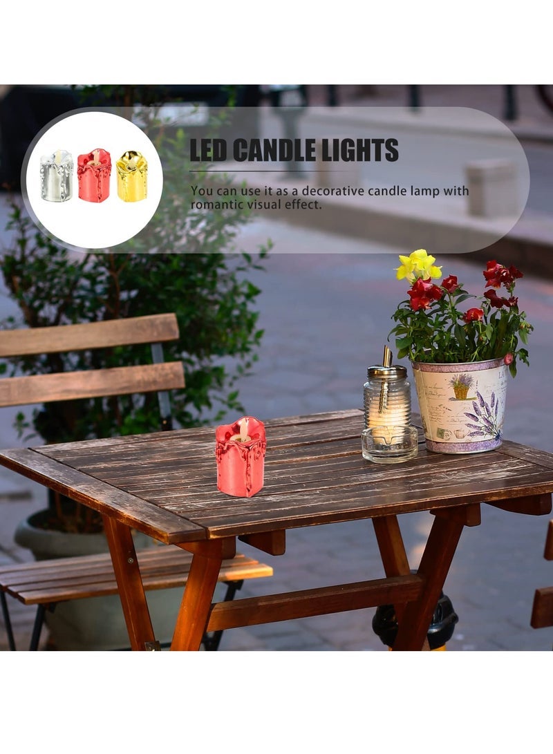 LED Light Candles, Electronic Flickering Tea Candle Lights Decorative, Tea Candle Night Lamp for Home Wedding Birthday Party Holiday Decor Submersible Led Lights