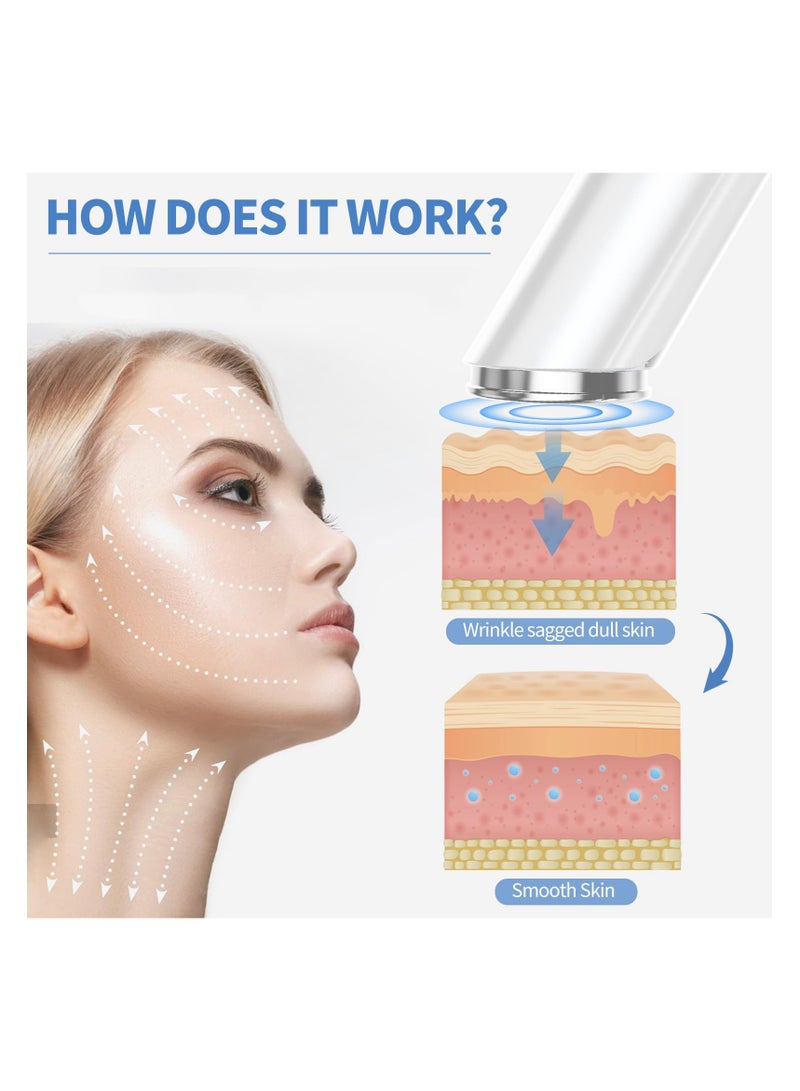Microcurrent Facial Device, Facial Massager, Home Use Skin Tightening Machine Light Therapy for Face Eye Neck Lifting 6 in 1 Multifunctional  Skin Care Facial-Device