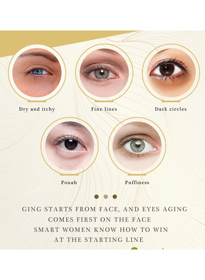 Polypeptide Multi - Effects Eye Cream,Anti Ageing And Anti Wrinkle EyeCream, Reduce Under-Eye Bags, Puffy Eyes, Dark Circles, Crow's Feet, Fine Lines & Under Eye Wrinkles
