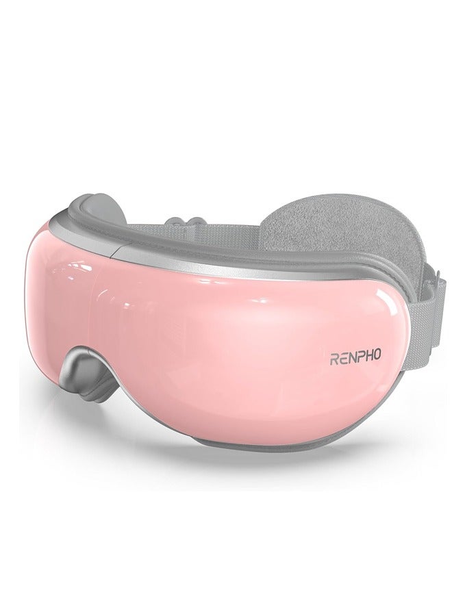 Heated Eye Massager with Bluetooth Music - Pink