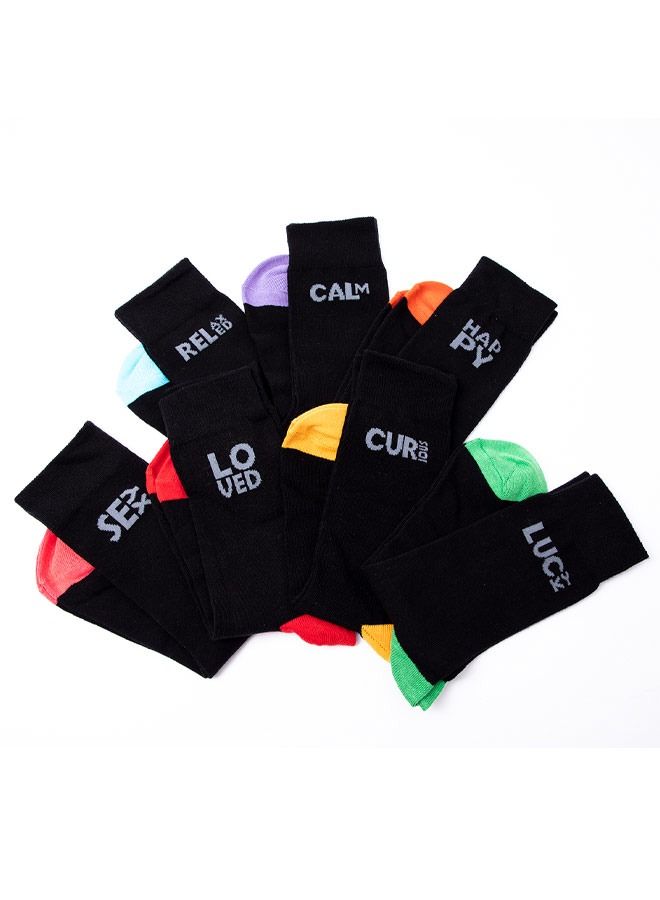 Moods Up 7 Piece Men's Socks Set