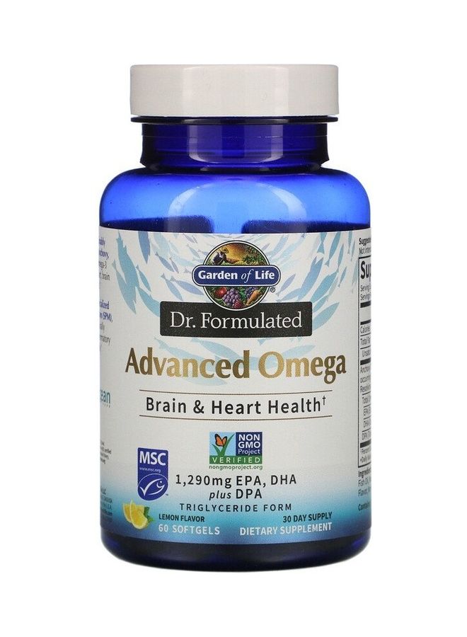 Dr. Formulated, Advanced Omega, Lemon Softgel