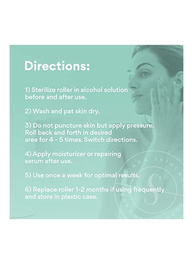 Micro Needle Derma Roller White/Green