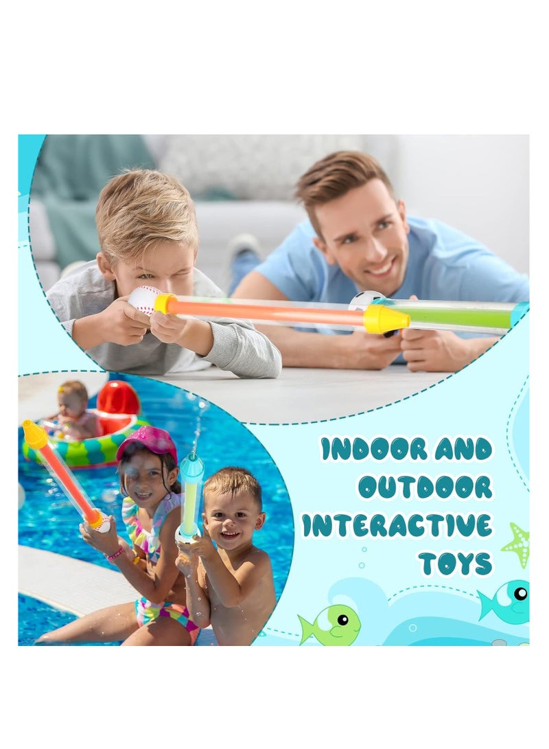 12 Pcs Water Guns Squirters Sports Theme Water Shooters 14.2 Inch Long Summer Pool Toys Bulk Squirt Gun for Kids Adults Backyard Play Swimming Pool Outdoor Beach Water Fight Party Game