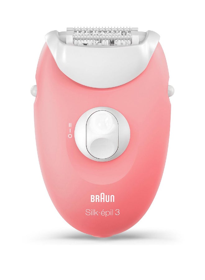 Silk-Epil SE 3176  3 Legs Epilator With Massage Cap Pink