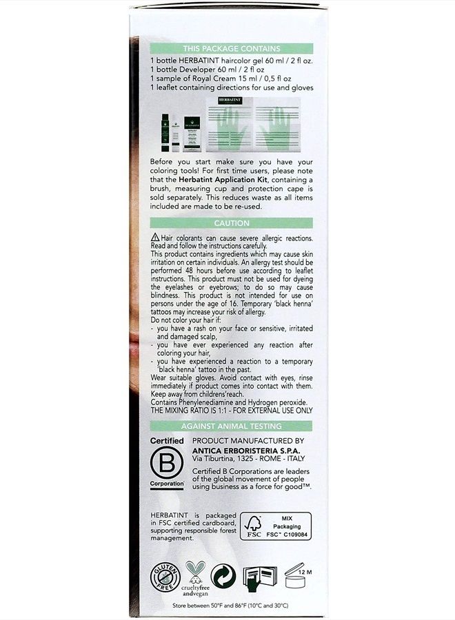 Hair Color 4N Chestnut Kit By Herbatint
