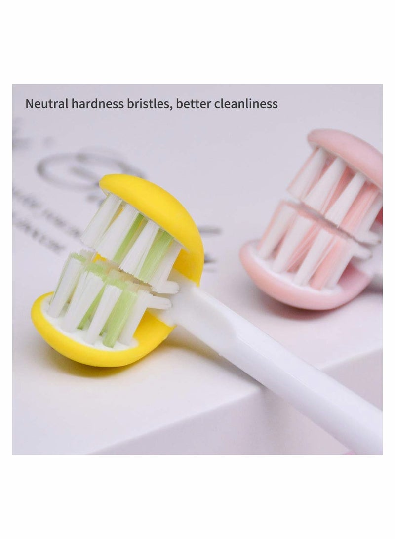 toothbrushes for Adults Kids Sided Wrapped Tooth Brush Oral Care 3 Count Toothbrush Manual Soft Toothbrush