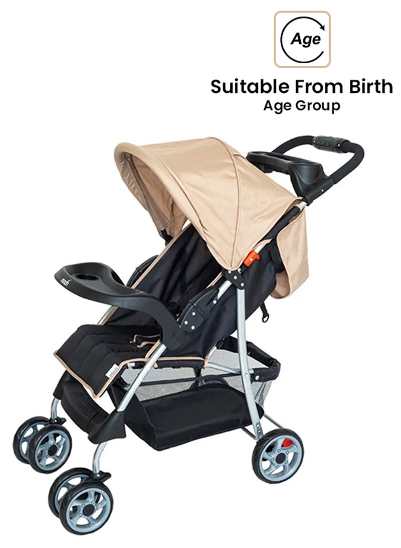 Trek - One Fold Stroller - Beige