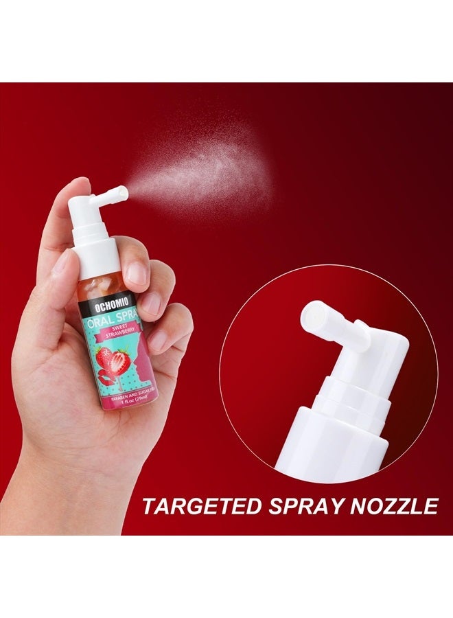 Deep Throat Spray Strawberry Flavored for deep Throating Women Men