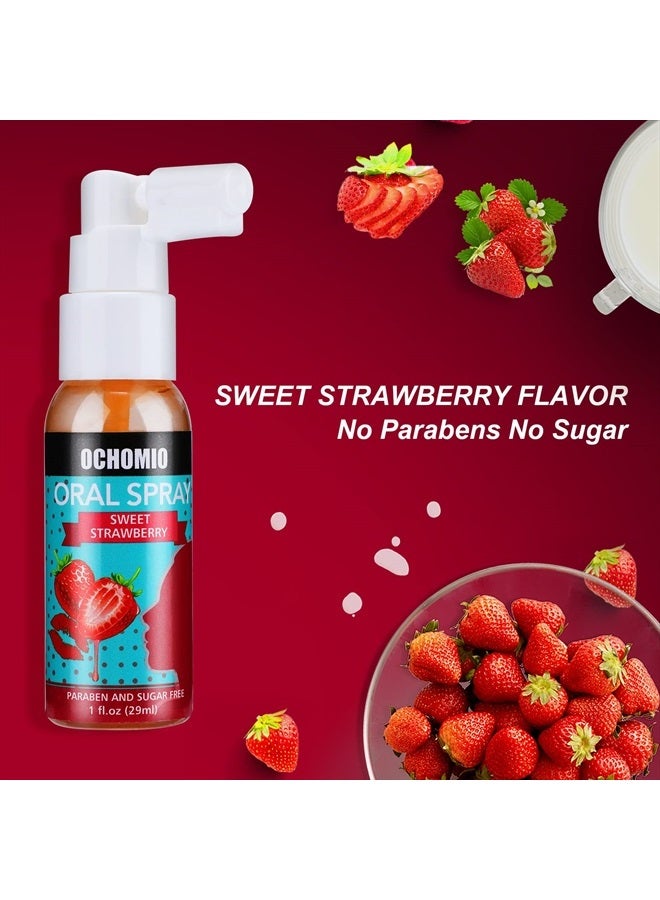 Deep Throat Spray Strawberry Flavored for deep Throating Women Men