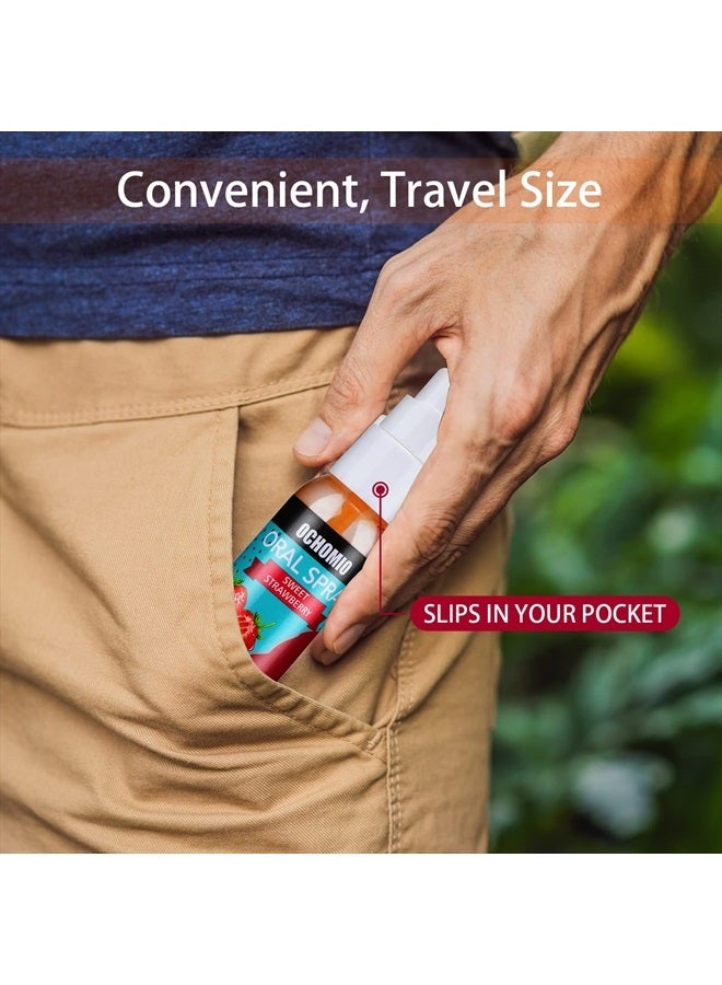 Deep Throat Spray Strawberry Flavored for deep Throating Women Men