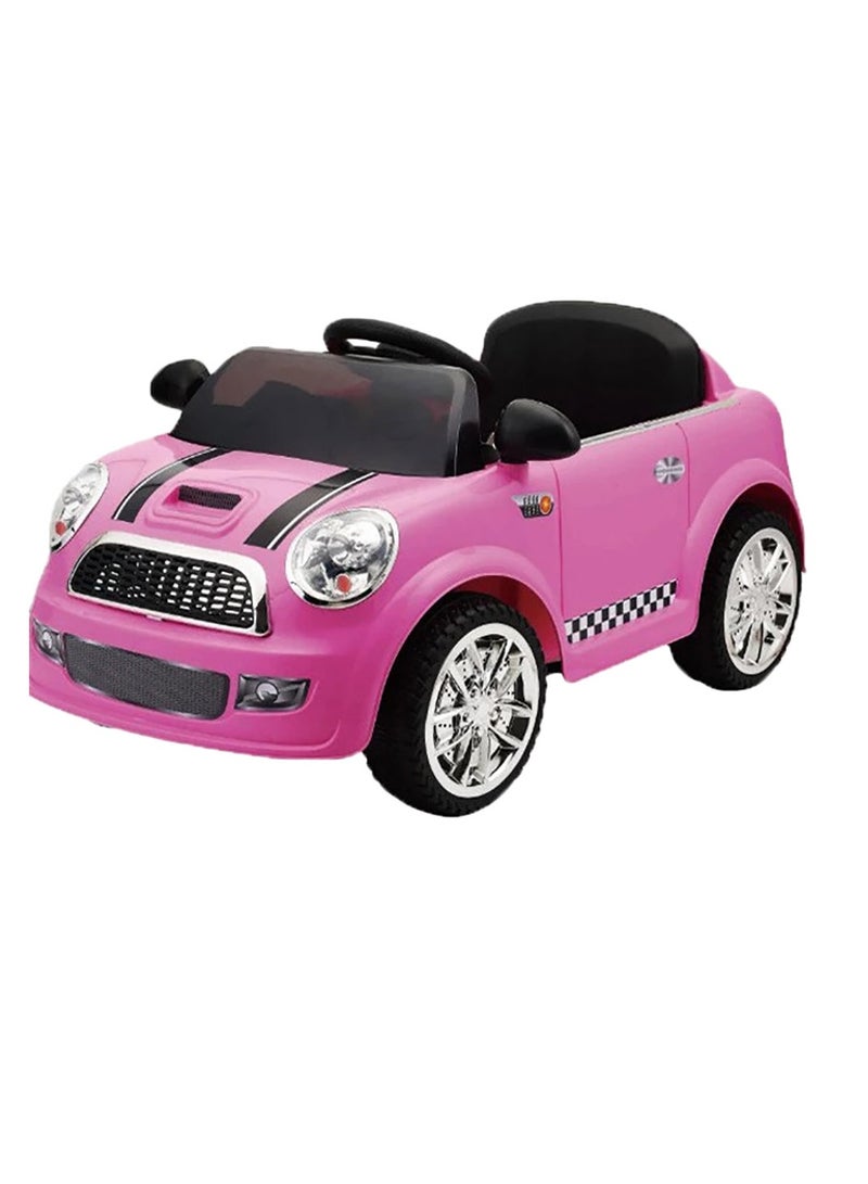 Electric Ride On Kids Car With Remote Control 6V - Pink