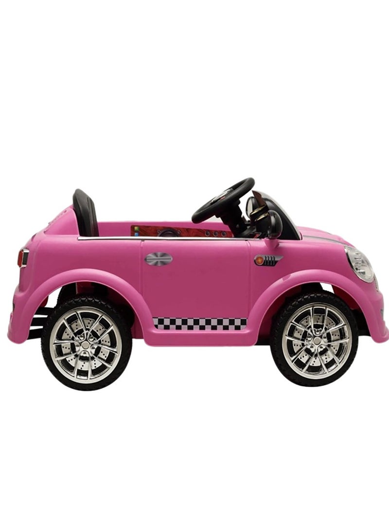 Electric Ride On Kids Car With Remote Control 6V - Pink