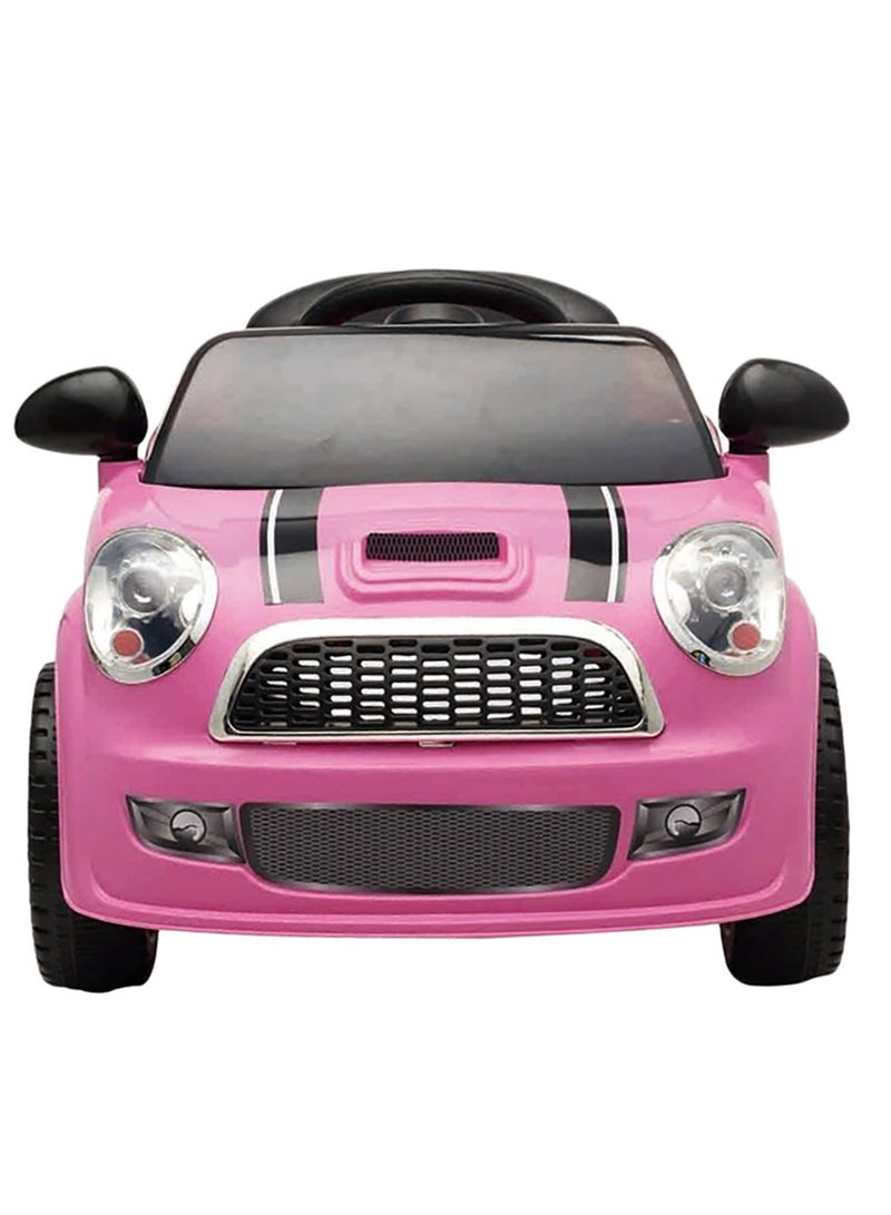 Electric Ride On Kids Car With Remote Control 6V - Pink
