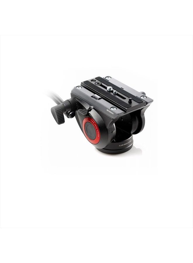 MVH500AH, Lightweight Fluid Video Head with Flat Base, Sliding Plate for Rapid Camera Connection, Supports Multiple Tripods