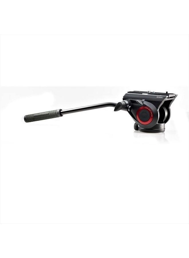 MVH500AH, Lightweight Fluid Video Head with Flat Base, Sliding Plate for Rapid Camera Connection, Supports Multiple Tripods