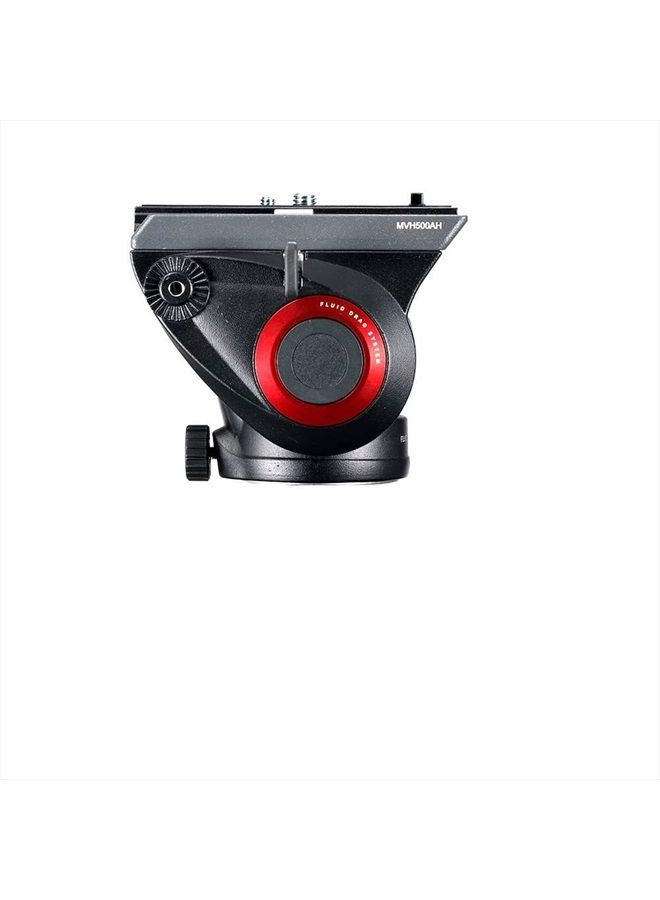 MVH500AH, Lightweight Fluid Video Head with Flat Base, Sliding Plate for Rapid Camera Connection, Supports Multiple Tripods