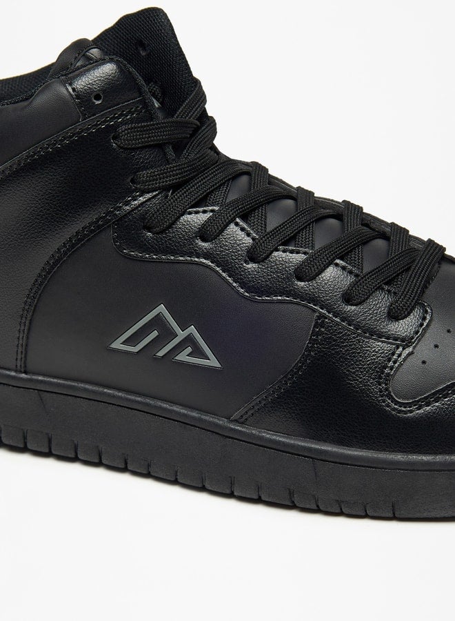 Men Sports Shoes with Lace-Up Closure