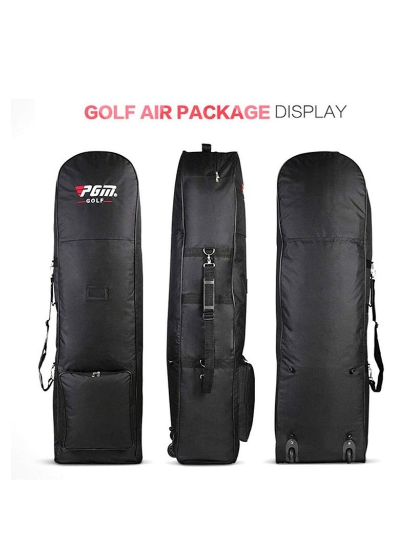 COOLBABY Outdoors Golf Travel Bag Travel Case for Airlines to Carry Golf Bags and Protect Your Equipment On The Plane With Wheels Foldable