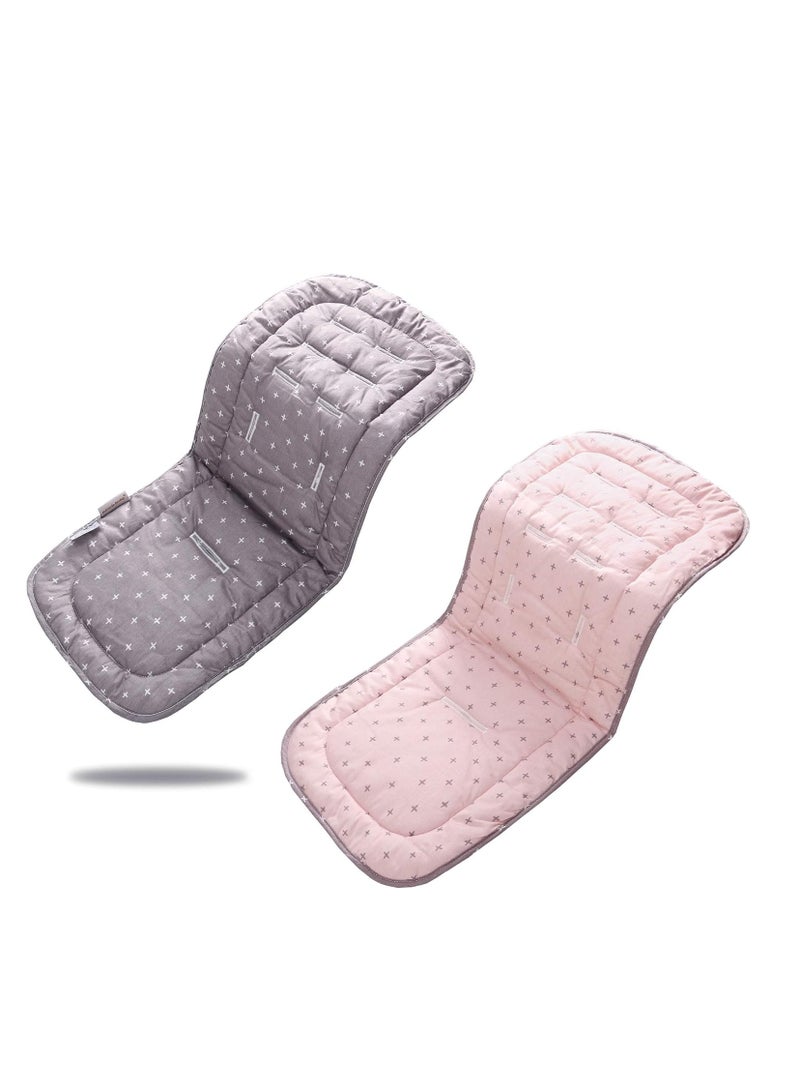 Baby Stroller Cushion, Infant Car Carriage Cushion, Universal Breathable and Soft Stroller Mat, Newborn Stroller Pad, Comfortable Seat Pad Liner for Newborn, Infant or Toddler 13*30inch