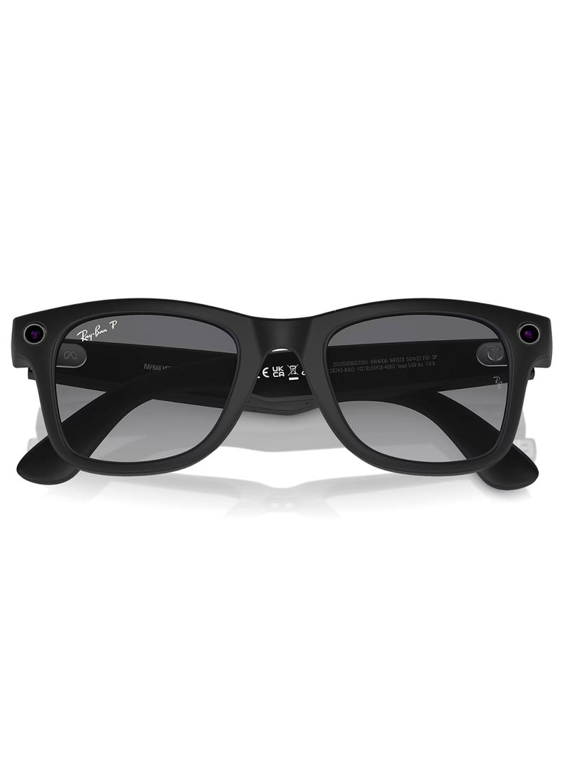 Ray-Ban Meta Wayfarer RW4006  601ST350 - Polar Gradient Graphite