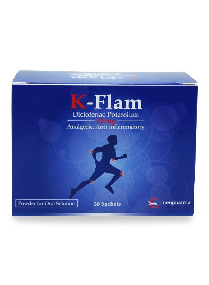 K Flam 50mg Sachets 30