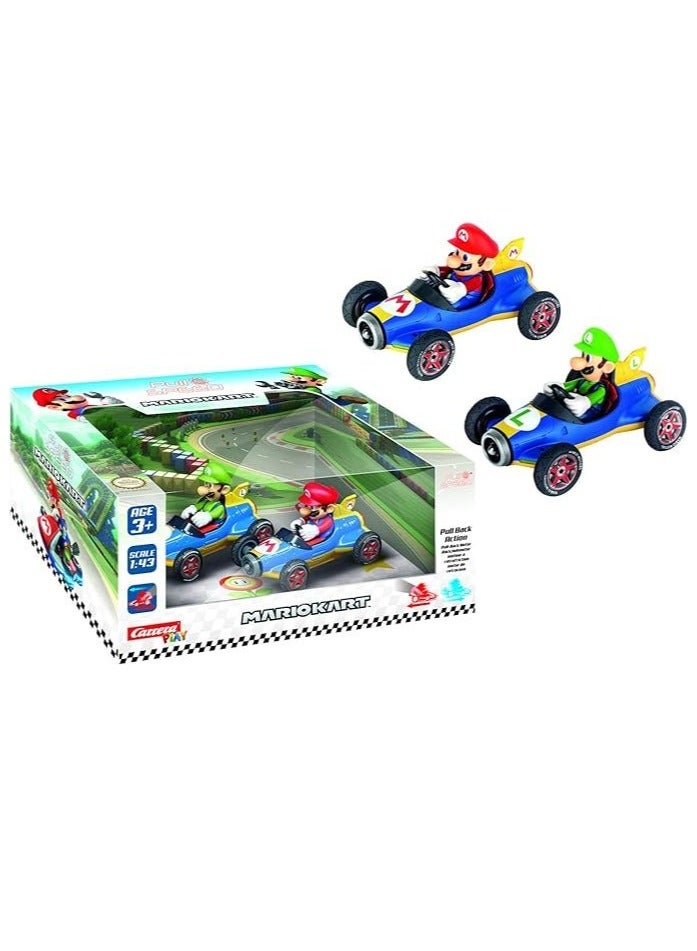 Pull N Speed Mario Kart Pack of 2