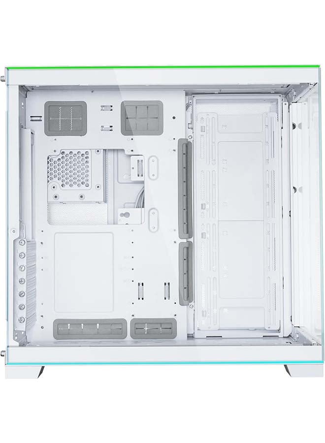 Lian Li O11D EVO RGB Black ATX MidTower Gaming Case Tempered Glass,CPU Cooler Support Upto 167mm, GPU Support Upto 422mm, 360mm Radiator Supported, 8x PCI Slots, Front: 2x USB, 1x Type C | WHITE