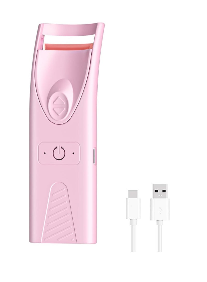 Electric Heated Eyelash Curler, Quick Natural Curling Electric Lash Curler, Long Lasting USB Rechargeable Curled Eyelashes, Mini Portable Eyelash Curler, Eyelash Curler Set Bbeauty Tool