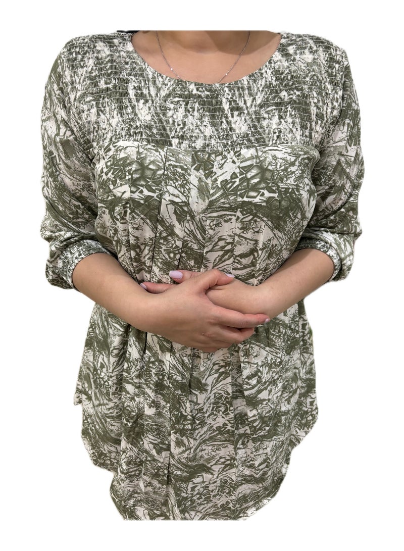 Zebees Georgette Maternity Tunic Top