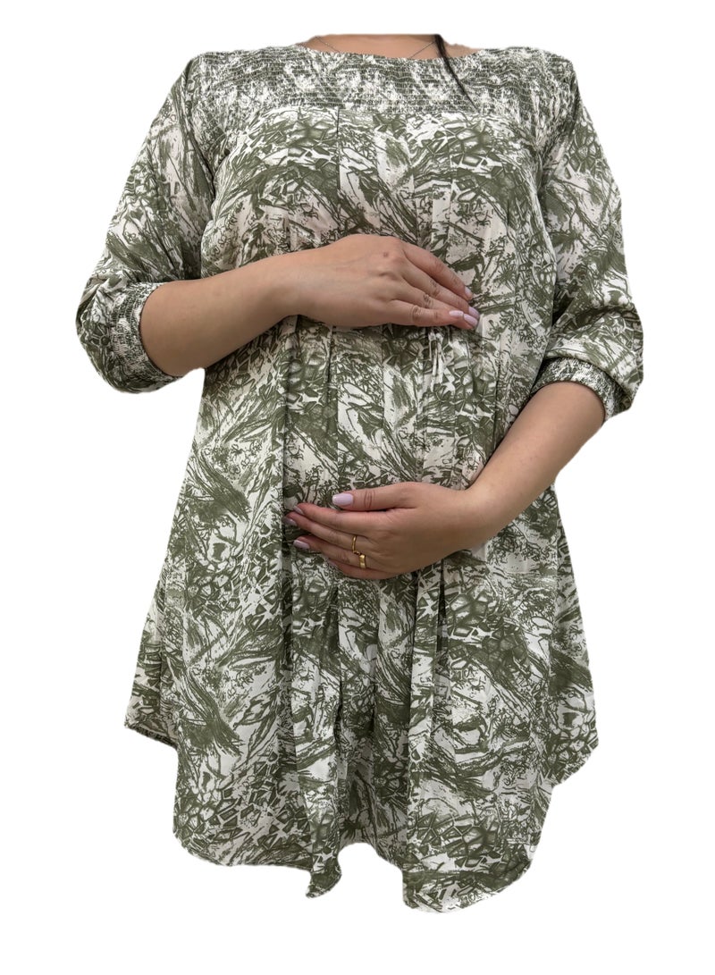 Zebees Georgette Maternity Tunic Top