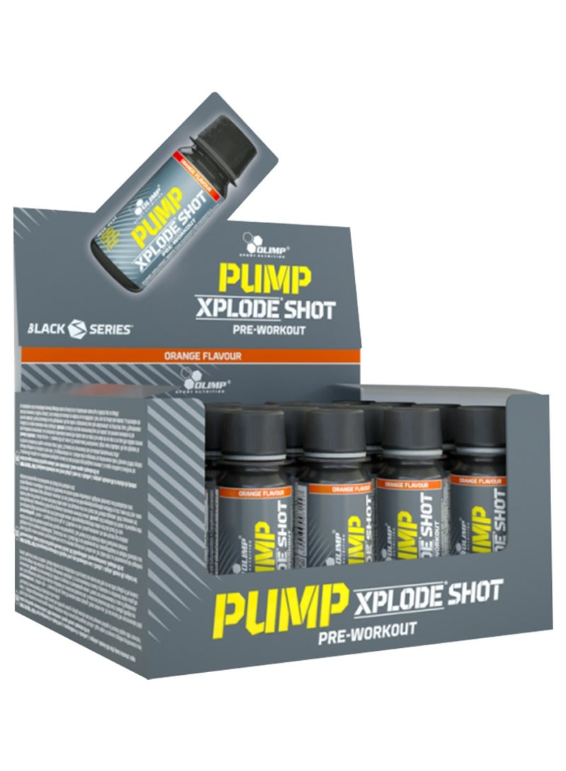 Pump Xplode Shot Pre Workout 20 Pcs x 60 Ml Orange